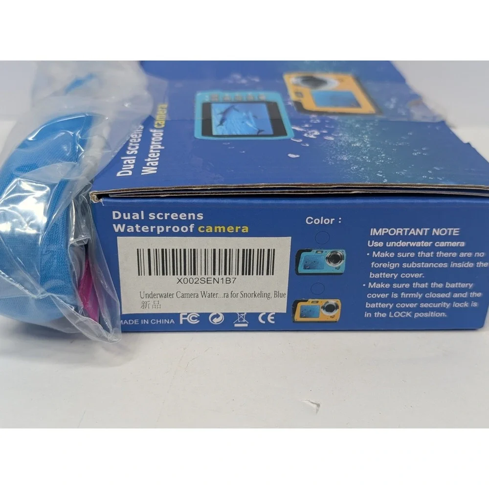 Underwater Camera FHD 2.7K 48 MP Waterproof Digital‎ Camera Selfie Dual Screen